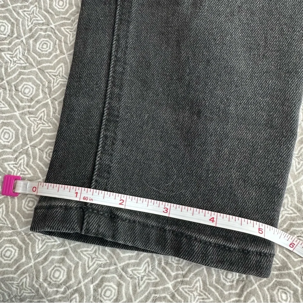 Reformation Niki Jean in Argentine Black Denim Zippers Skinny Size 26 - Picture 12 of 14